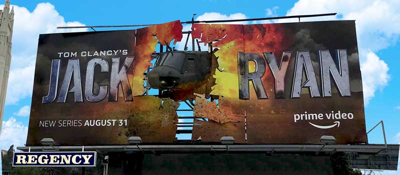 Jack Ryan 3D billboard